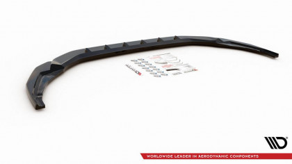 Spojler pod nárazník lipa V.4 Audi S3 / A3 S-Line 8Y černý lesklý plast