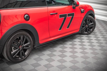 Prahové lišty Mini Cooper S John Cooper Works F56 černý lesklý plast