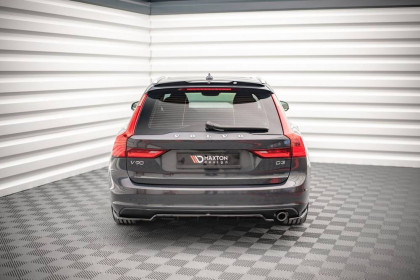 Prodloužení spoileru Volvo V90 Mk2 carbon look