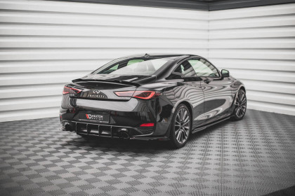 Splittery zadní boční Infiniti Q60 S Mk2 carbon look