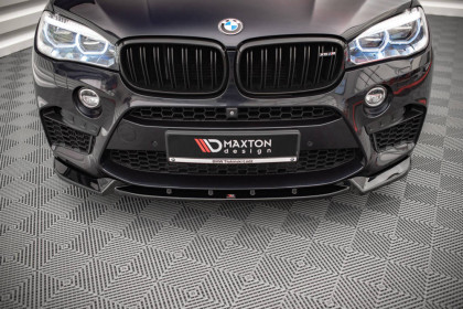 Spojler pod nárazník lipa V.1 BMW X5 M F15 černý lesklý plast