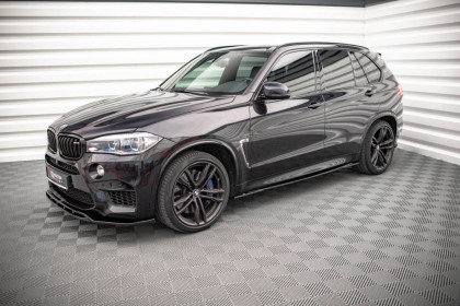 Prahové lišty BMW X5 M F15 černý lesklý plast