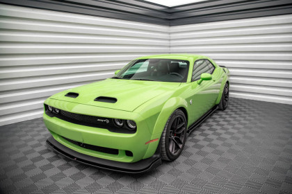 Prahové lišty Dodge Challenger SRT Hellcat Mk3 černý lesklý plast