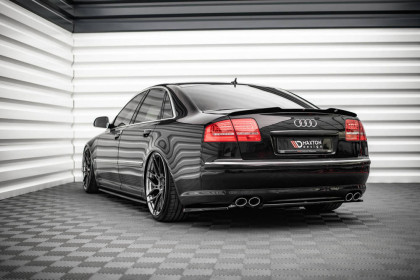 Prodloužení spoileru Audi S8 D3 černý lesklý plast