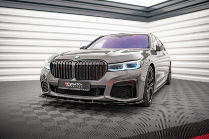 Spojler pod nárazník lipa V.1 BMW 7 G11 M-Pack Facelift carbon look