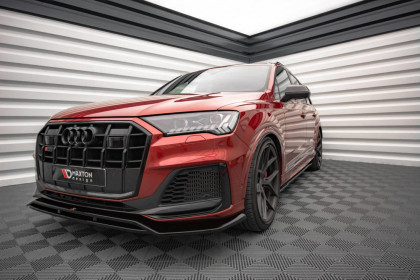 Spojler pod nárazník lipa Audi SQ7 Mk2 (4M) Facelift carbon look