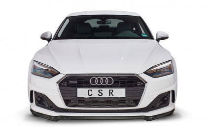 Spoiler pod přední nárazník CSR CUP - Audi A5 F5 19- Basis / Advanced carbon look lesklý