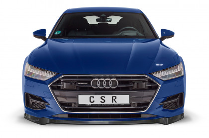 Spoiler pod přední nárazník CSR CUP - Audi Audi A7 C8 18- černý lesklý