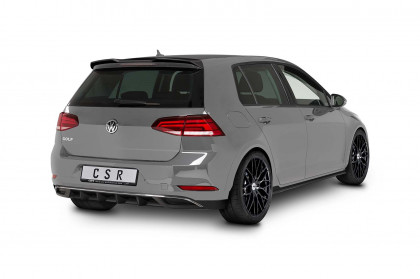 Spoilery boční pod zadní nárazník CSR - W Golf 7 GTI, GTD, R, R-Line 17- černý lesk