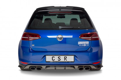Spoiler pod zadní nárazník CSR - VW Golf 7 R / R-Line 13-17 černý matný