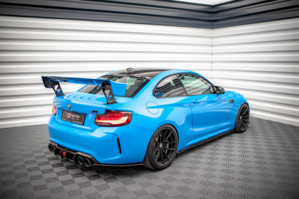 Prodloužení zadního okna BMW M2 F87 černý lesklý plast