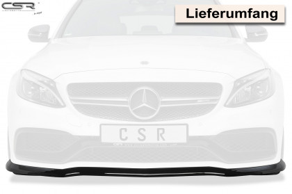 Spoiler pod přední nárazník CSR - Mercedes C-Klasse 205 C63/C63S AMG černý matný