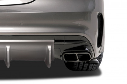 Spoilery pod zadní nárazník - boční splittery - CSR - Mercedes Benz CLA 45 AMG C117 X117 černý lesklý