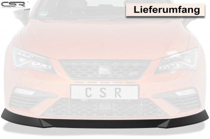 Spoiler pod přední nárazník CSR CUP - Seat Leon III (Typ 5F) Cupra/FR černý matný