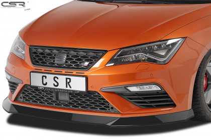 Spoiler pod přední nárazník CSR CUP - Seat Leon III (Typ 5F) Cupra/FR černý matný