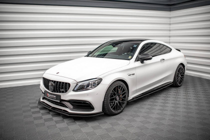 Prahové lišty V.1 Mercedes-AMG C 63AMG Coupe C205 Facelift carbon look