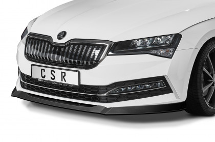 Spoiler pod přední nárazník CSR CUP - Škoda Superb III 19- (Typ 3V)  - carbon look matný