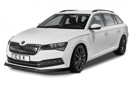 Spoiler pod přední nárazník CSR CUP - Škoda Superb III 19- (Typ 3V)  - carbon look matný