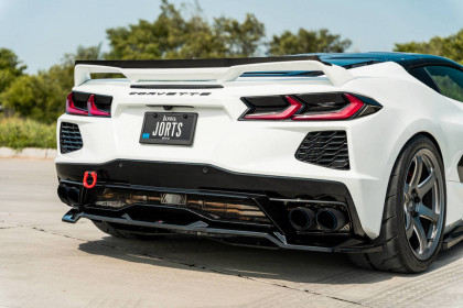 Spoiler zadního nárazníku Chevrolet Corvette C8 carbon look