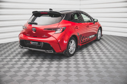 Spoiler zadního nárazníku + flaps Toyota Corolla GR Sport Hatchback XII černý lesklý plast