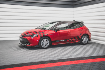 Prahové lišty + flaps Toyota Corolla GR Sport Hatchback XII černý lesklý plast