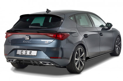 Spoiler pod zadní nárazník, difuzor CSR - Seat Leon IV (Typ KL) černý matný