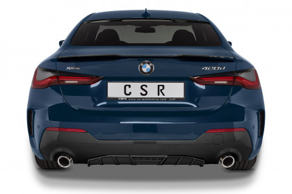 Spoiler pod zadní nárazník, difuzor CSR - BMW 4 (G22/G23) M-Paket a M440 černý matný