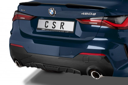 Spoiler pod zadní nárazník, difuzor CSR - BMW 4 (G22/G23) M-Paket a M440 černý matný