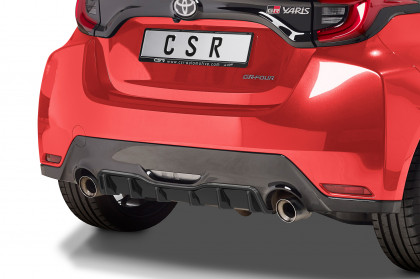 Spoiler pod zadní nárazník, difuzor CSR - Toyota GR Yaris (XP21) carbon look matný