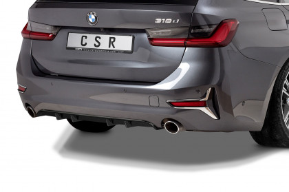 Spoiler pod zadní nárazník, difuzor CSR - BMW 3 19- (G20/G21) carbon look lesklý
