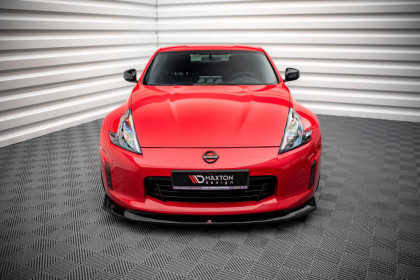 Prahové lišty V.1 Nissan 370Z Facelift černý lesklý plast