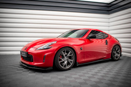 Prahové lišty Nissan 370Z Facelift černý lesklý plast