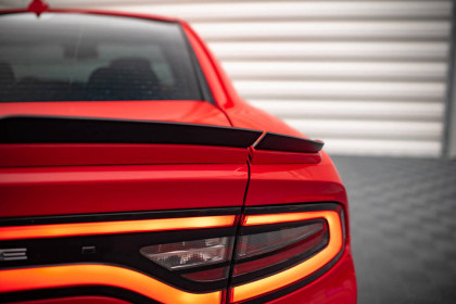 Prodloužení spoileru Dodge Charger RT Mk7 Facelift černý lesklý plast