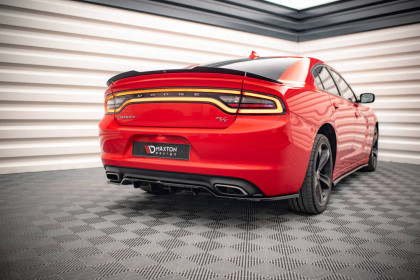 Prodloužení spoileru Dodge Charger RT Mk7 Facelift černý lesklý plast