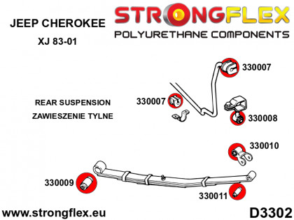 330007B: Tuleja stabilizatora tylnego