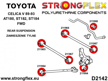 211968B: Tuleja stabilizatora tylnego