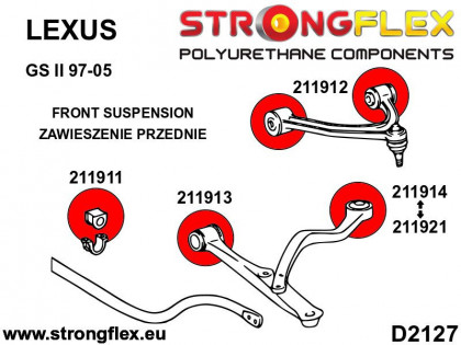 211911A: Tuleja stabilizatora przedniego SPORT