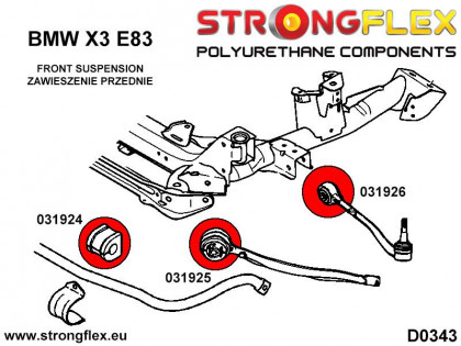 031924A: Tuleja stabilizatora przedniego SPORT