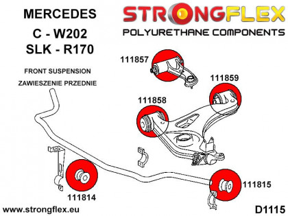 111857A: Tuleja wahacza przedniego - górnego SPORT