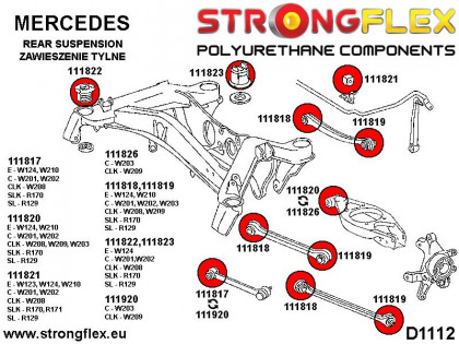 111821A: Tuleja stabilizatora tylnego SPORT