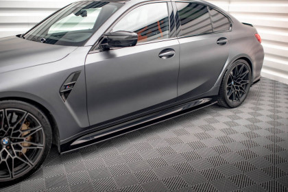 Prahové lišty V.1 BMW M3 G80 carbon look