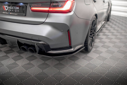 Splittery zadní boční V.2 BMW M3 G80 černý lesklý plast