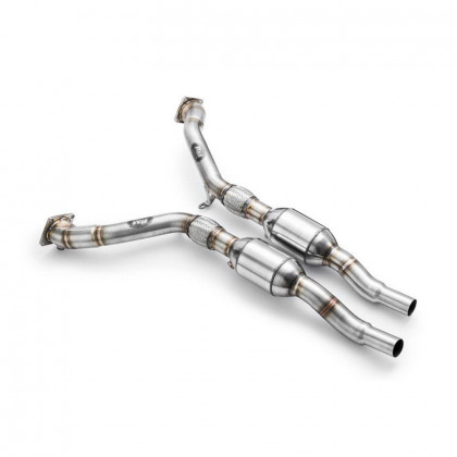 Downpipe AUDI A6, S4, S6, RS4 B5, Allroad C5 2.7 T + tłumik