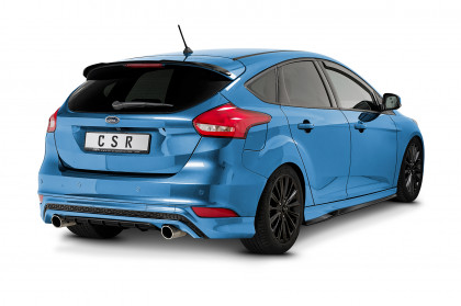 Spoiler pod zadní nárazník, difuzor CSR - Ford Focus MK3 ST-Line carbon look lesklý