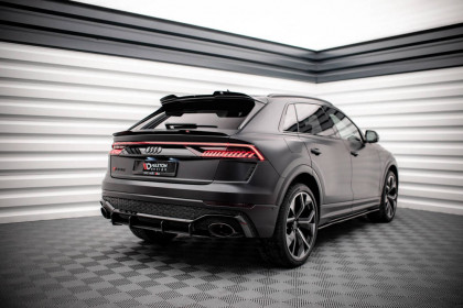 Prodloužení střešního spoileru Audi RSQ8 Mk1 černý lesklý plast