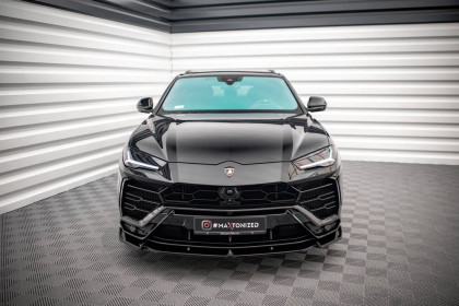 Spojler pod nárazník lipa V.1 Lamborghini Urus Mk1 černý matný plast