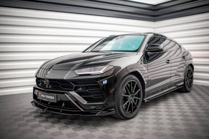 Spojler pod nárazník lipa V.1 Lamborghini Urus Mk1 černý matný plast