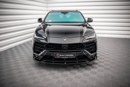 Spojler pod nárazník lipa V.2 Lamborghini Urus Mk1 černý lesklý plast