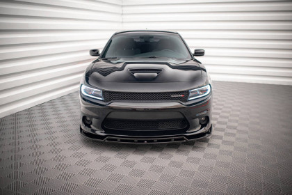 Spojler pod nárazník lipa V.1 Dodge Charger SRT Mk7 Facelift černý lesklý plast