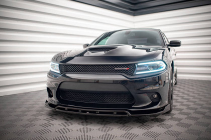 Spojler pod nárazník lipa V.1 Dodge Charger SRT Mk7 Facelift černý lesklý plast